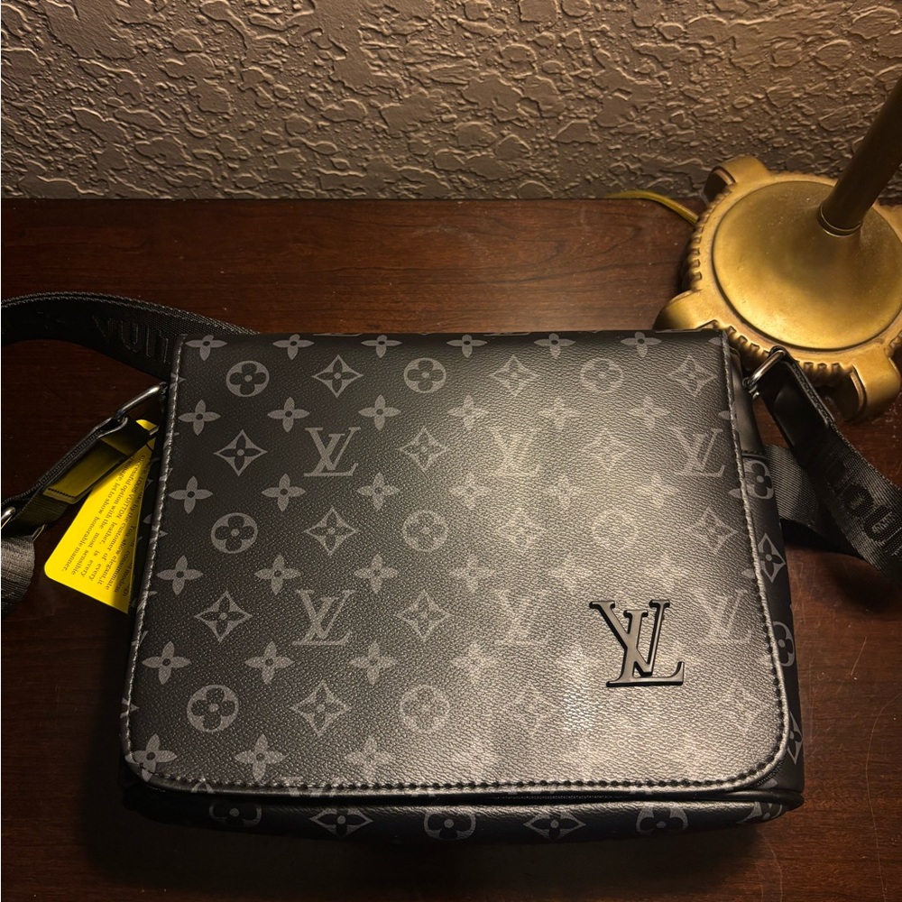 Louis Vuitton Gray Monogram Eclipse Messenger Bag - image 1